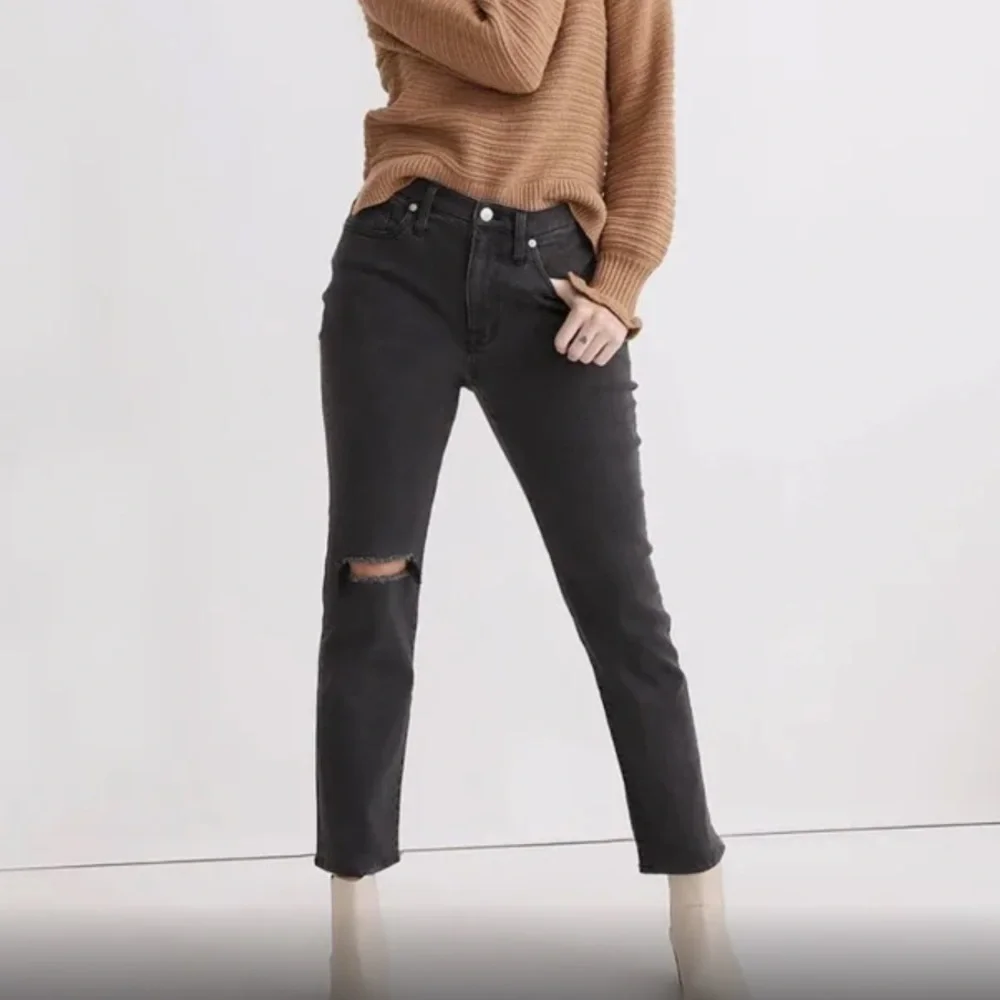 Madewell The GirlJean Black Jeans - Picture 1 of 7